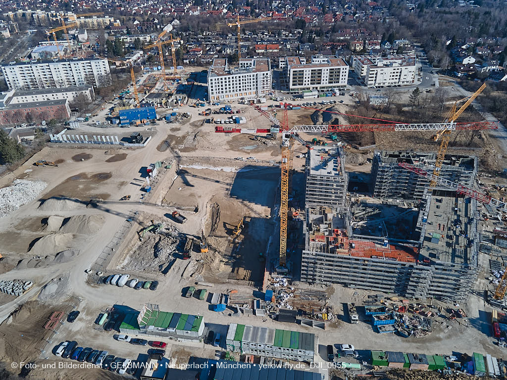 09.03.2022 - Baustelle PANDIONVERDE in Neuperlach  09.03.2022 - Baustelle PANDIONVERDE in Neuperlach